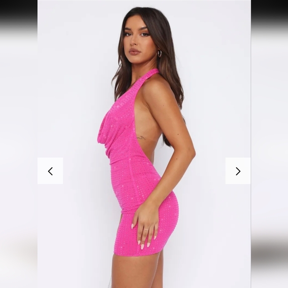 NASTY GAL **NWT** LOW NECK PARTY DRESS LARGE - Picture 8 of 10